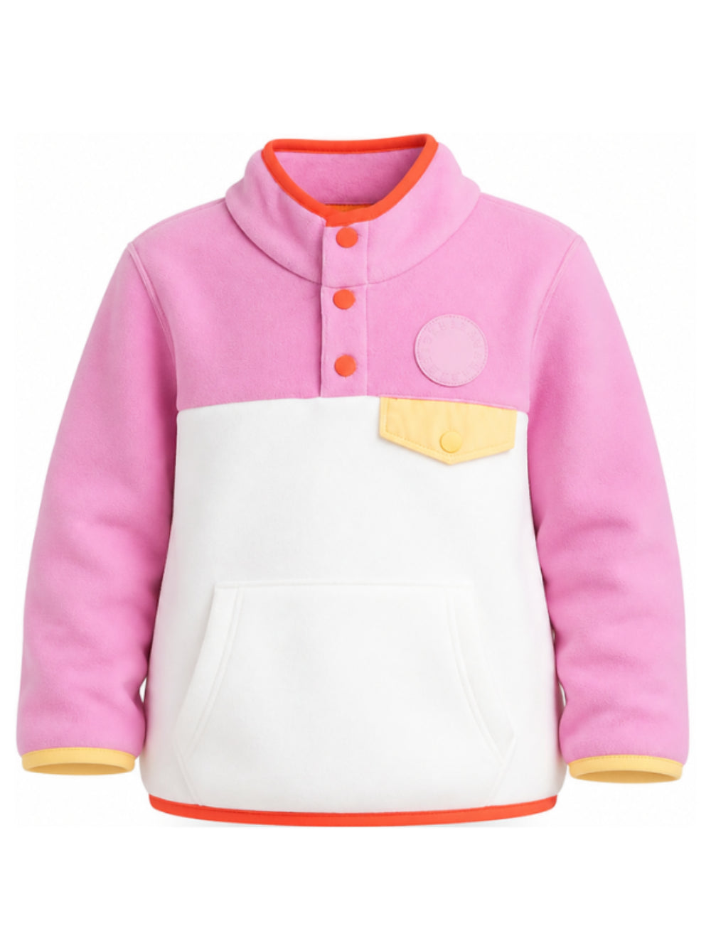 Maglione per bambina Stella McCartney Kids rosa con design color-block TZ4D00 Z3969 50G STELLA McCARTNEY KIDS