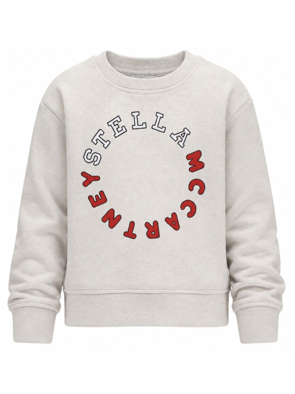 Felpa per bambina Stella McCartney Kids beige con effetto mélange TZ4D20 Z3059 870 STELLA McCARTNEY KIDS