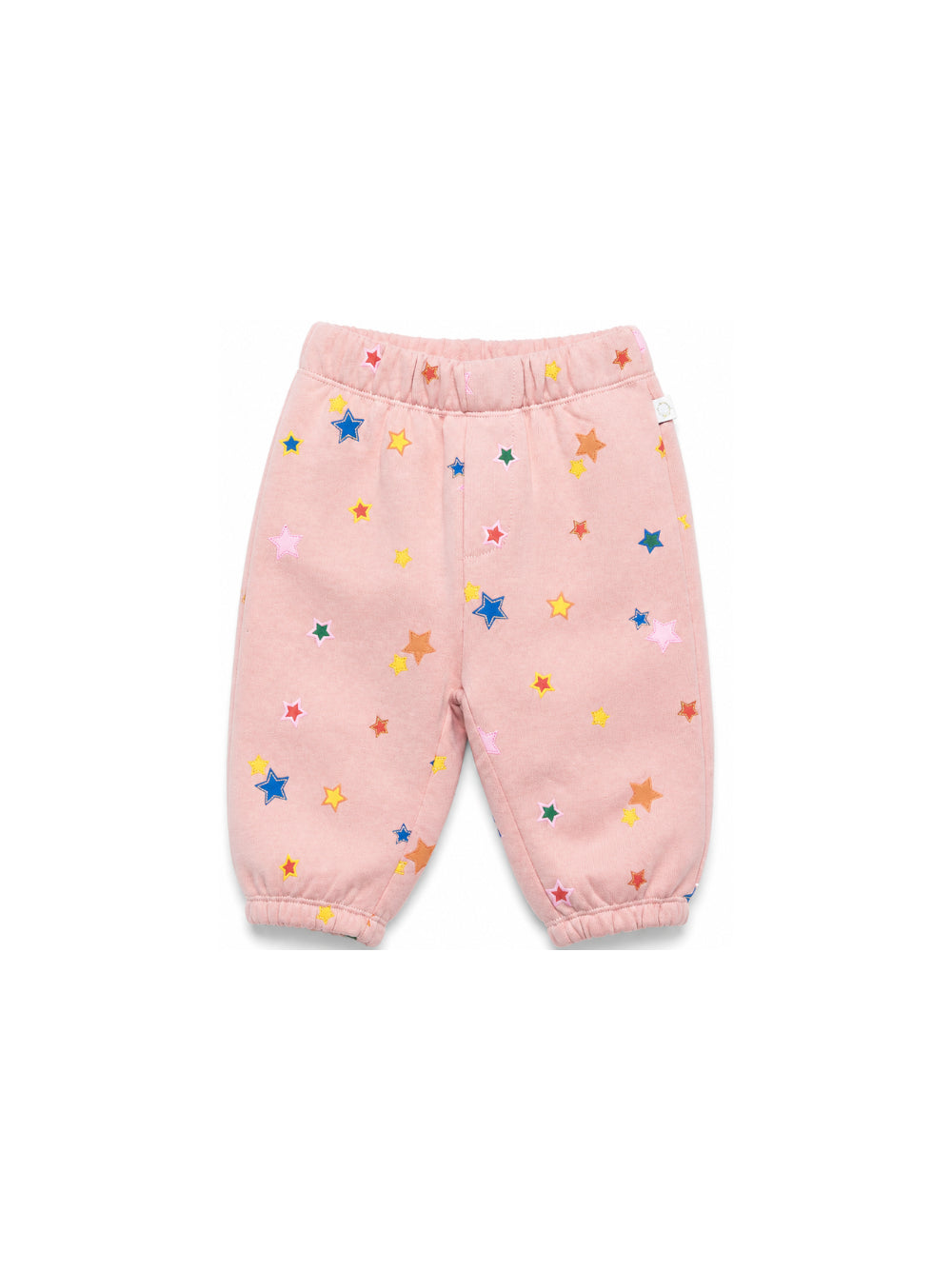 Pantaloni per neonato Stella McCartney Kids rosa con stampa grafica all-over TZ6030 Z4021 507MC STELLA McCARTNEY KIDS
