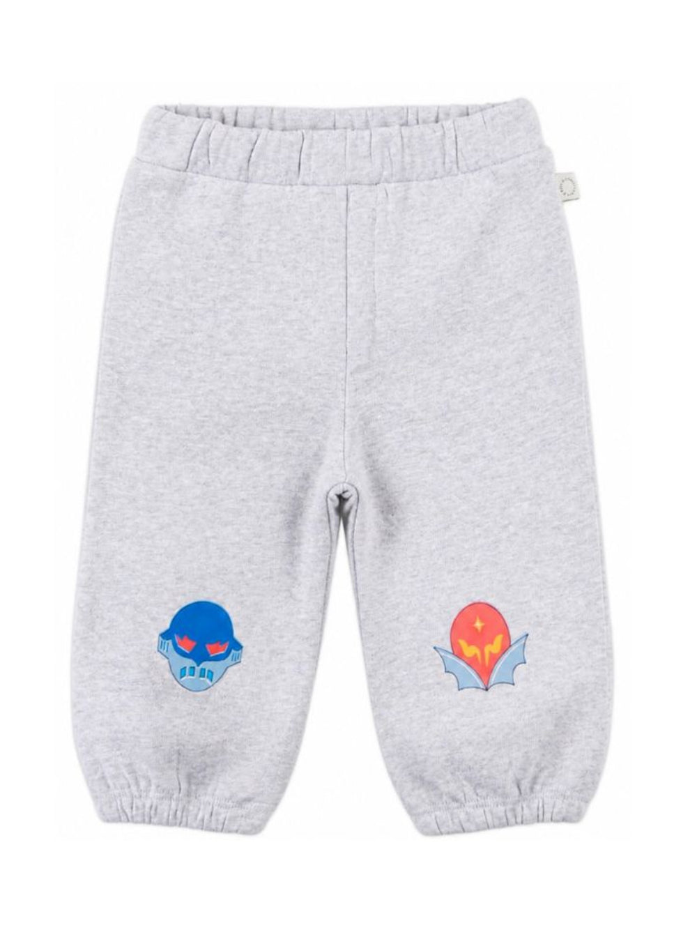Pantaloni sportivi per neonato Stella McCartney Kids grigi con stampa grafica sul davanti TZ6300 Z4016 807 STELLA McCARTNEY KIDS