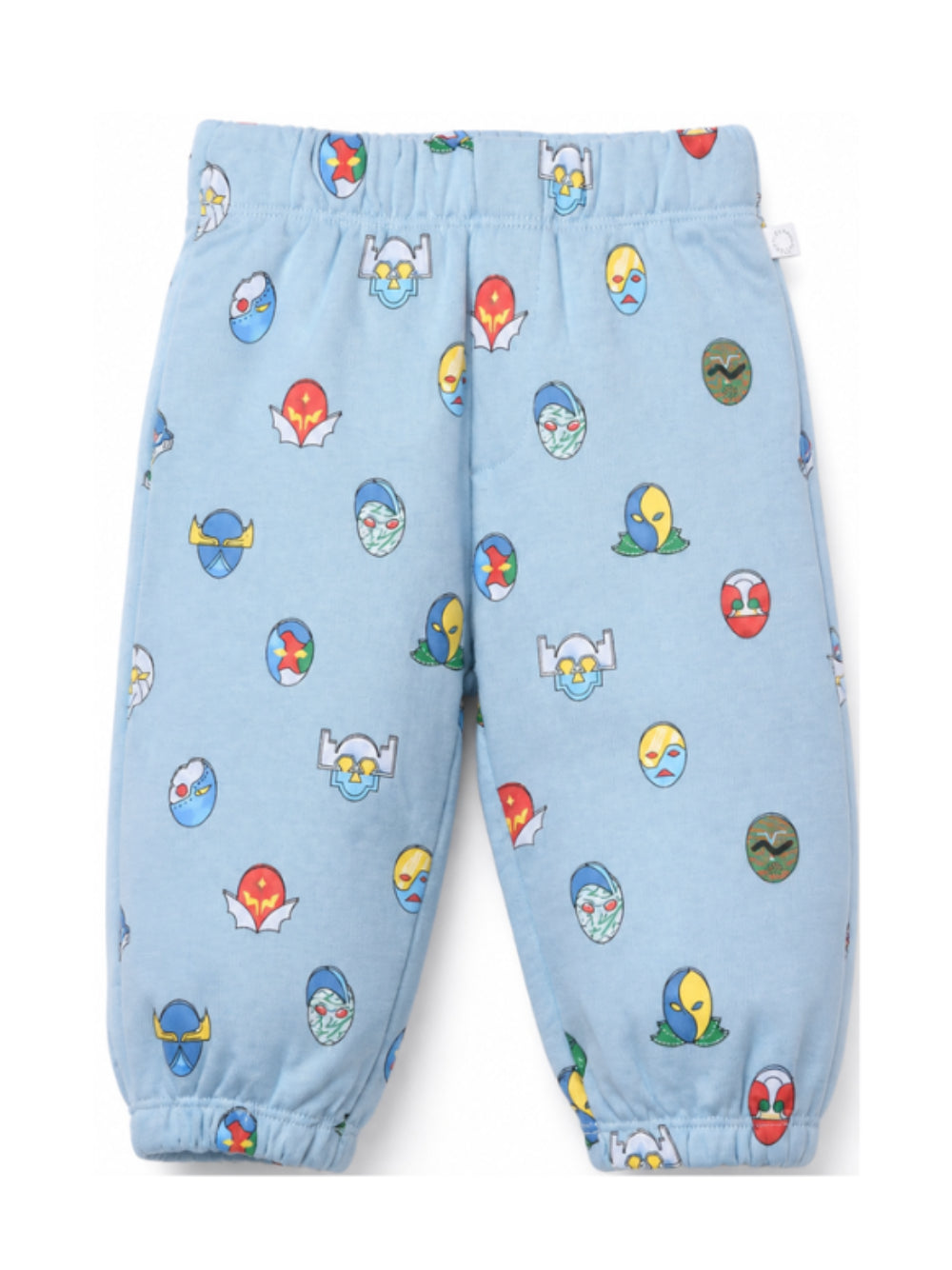 Pantaloni per neonato Stella McCartney Kids azzurri con stampa grafica all-over TZ6310 Z4012 61EMC STELLA McCARTNEY KIDS