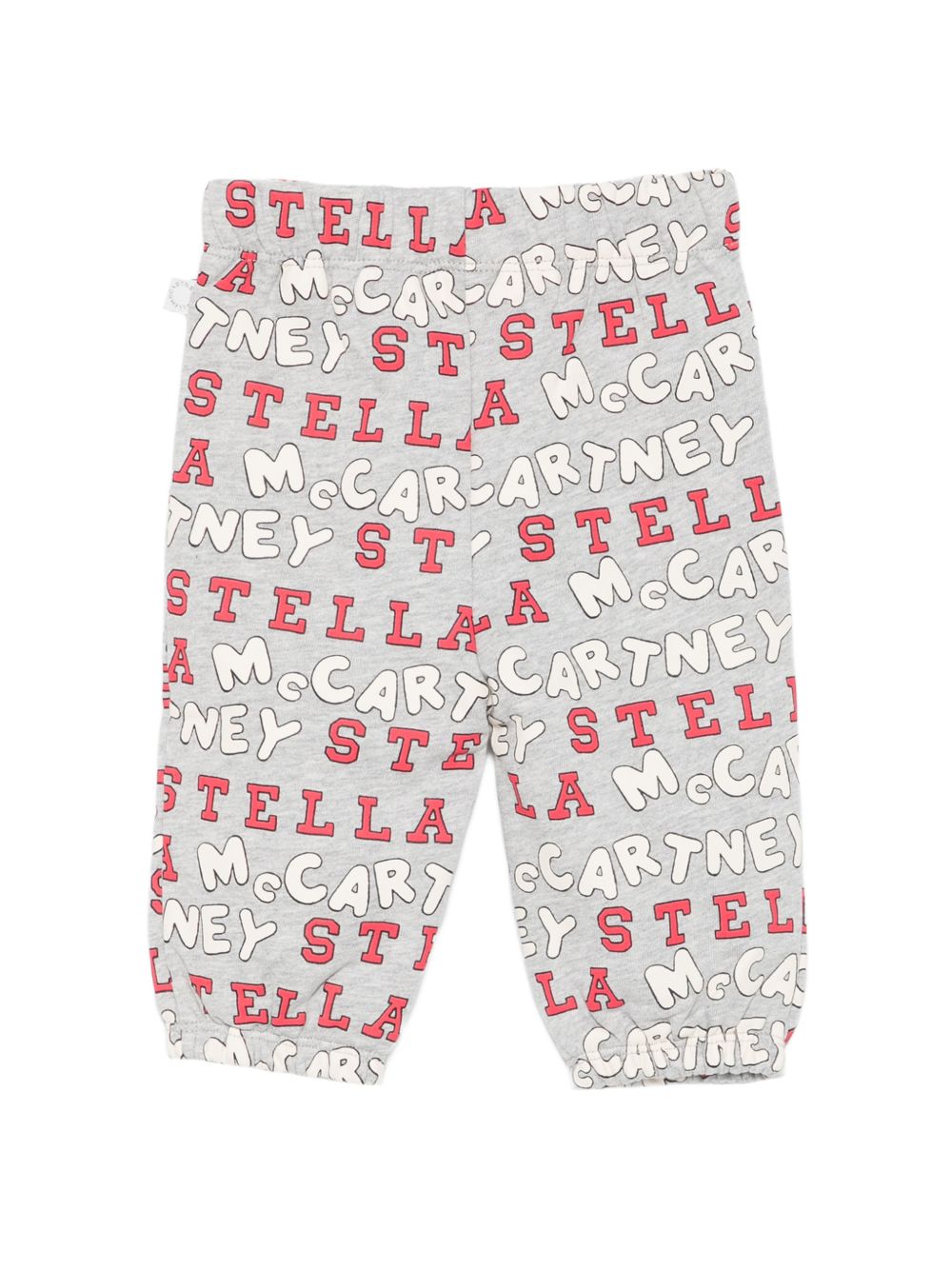 Pantaloni sportivi per neonato Stella McCartney Kids grigi con scritta logo TZ6360 Z4013 807MC STELLA McCARTNEY KIDS
