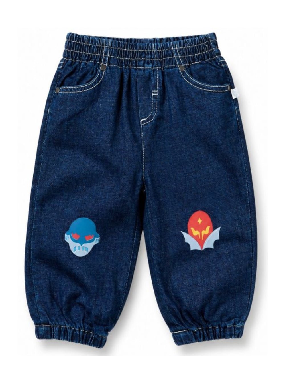 Jeans per neonato Stella McCartney Kids denim con stampa grafica sul davanti TZ6390 Z0522 664 STELLA McCARTNEY KIDS