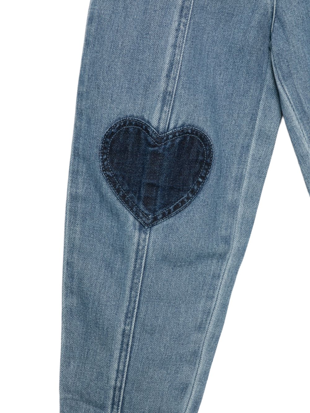 Jeans per bambina Stella McCartney Kids in denim con toppe a contrasto TZ6A70 Z0746 641 STELLA McCARTNEY KIDS