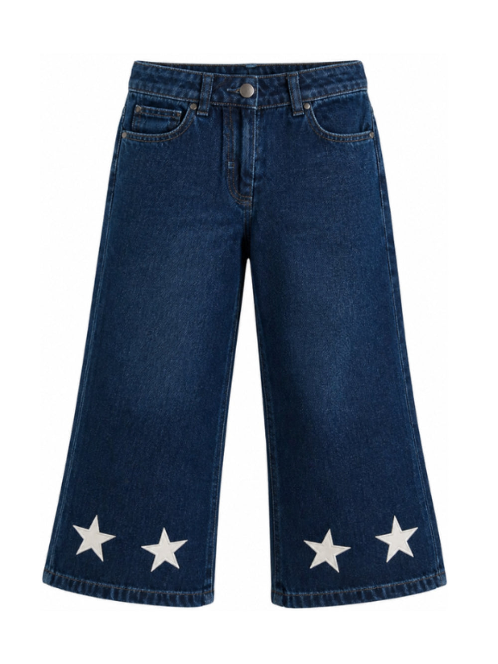 Jeans per bambina Stella McCartney Kids in denim a gamba ampia TZ6B20 Z0746 665 STELLA McCARTNEY KIDS