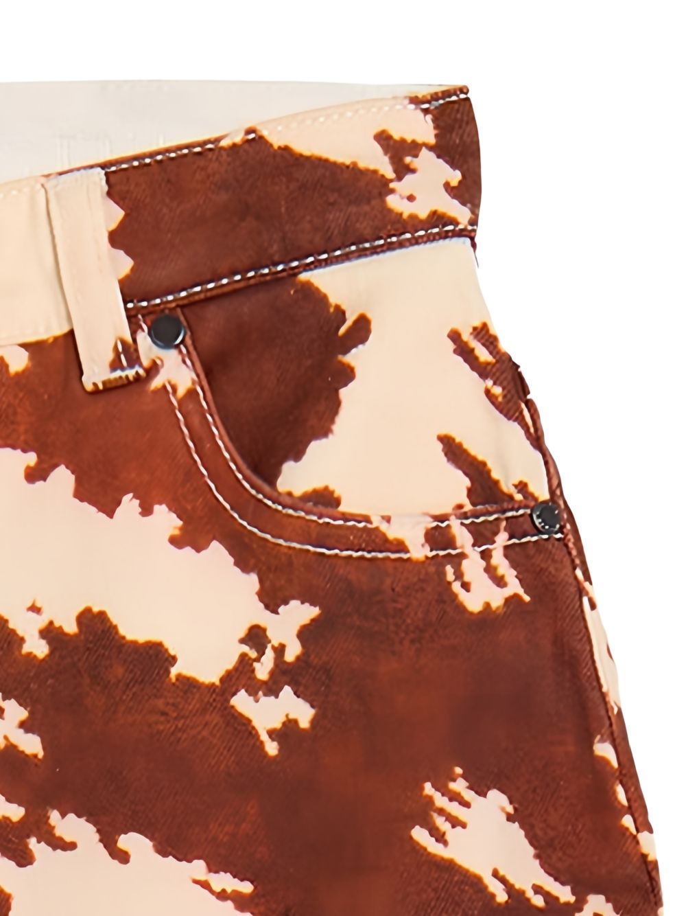 Pantaloni per bambina Stella McCartney Kids marrone a gamba ampia TZ6C20 Z3899 189MA STELLA McCARTNEY KIDS
