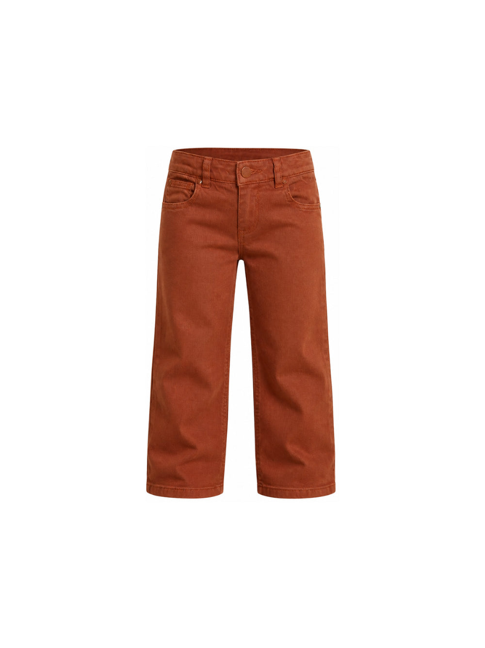Jeans dritti per bambino Stella McCartney Kids marroni con ricamo TZ6C40 Z0156 307 STELLA McCARTNEY KIDS