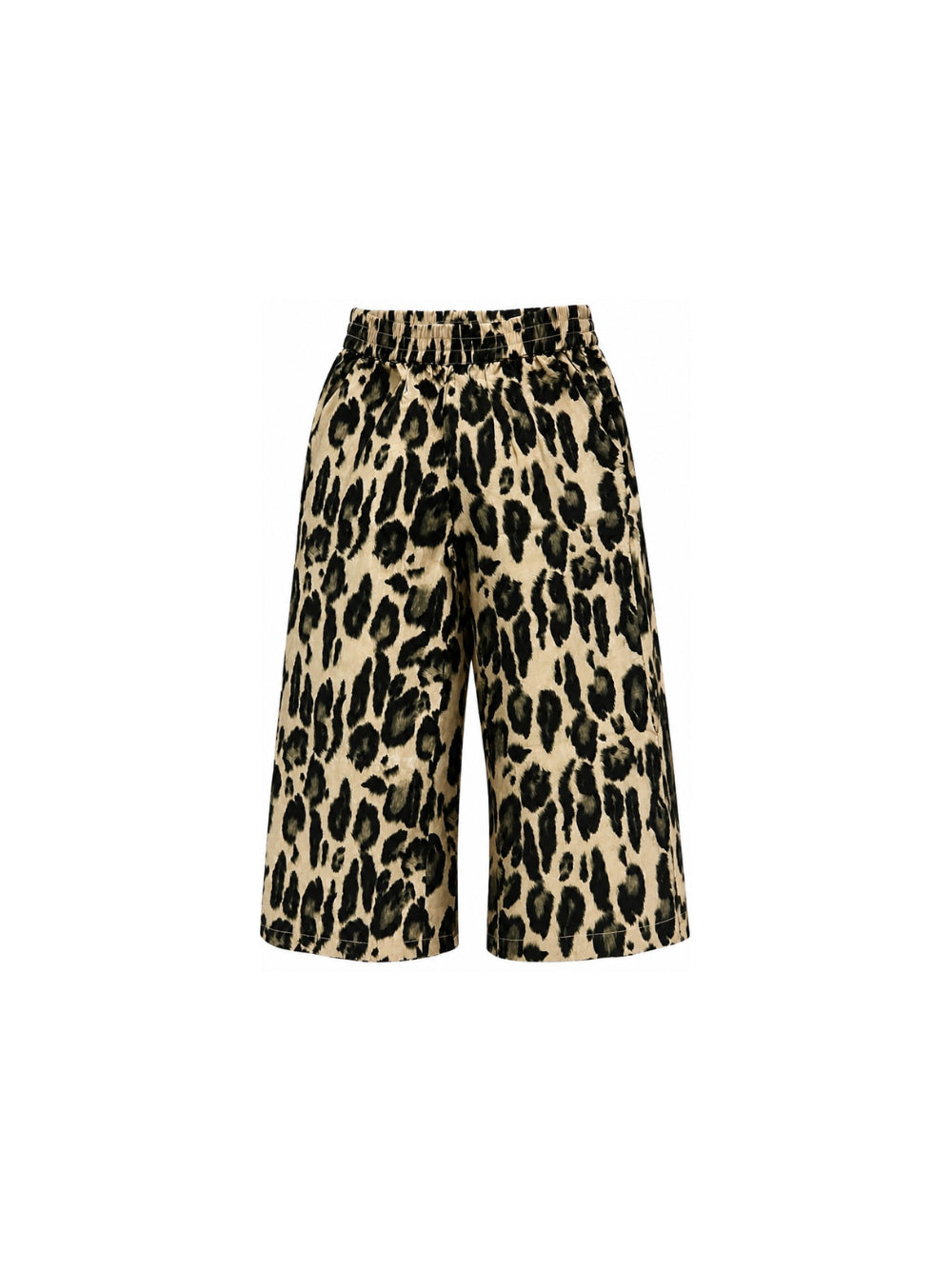 Pantaloni per bambina Stella McCartney Kids beige a gamba ampia leopardati TZ6C70 Z3923 132NE STELLA McCARTNEY KIDS
