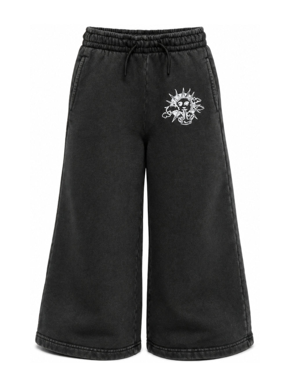 Pantaloni per bambino Stella McCartney Kids grigi con stampa grafica TZ6D30 Z3826 961 STELLA McCARTNEY KIDS