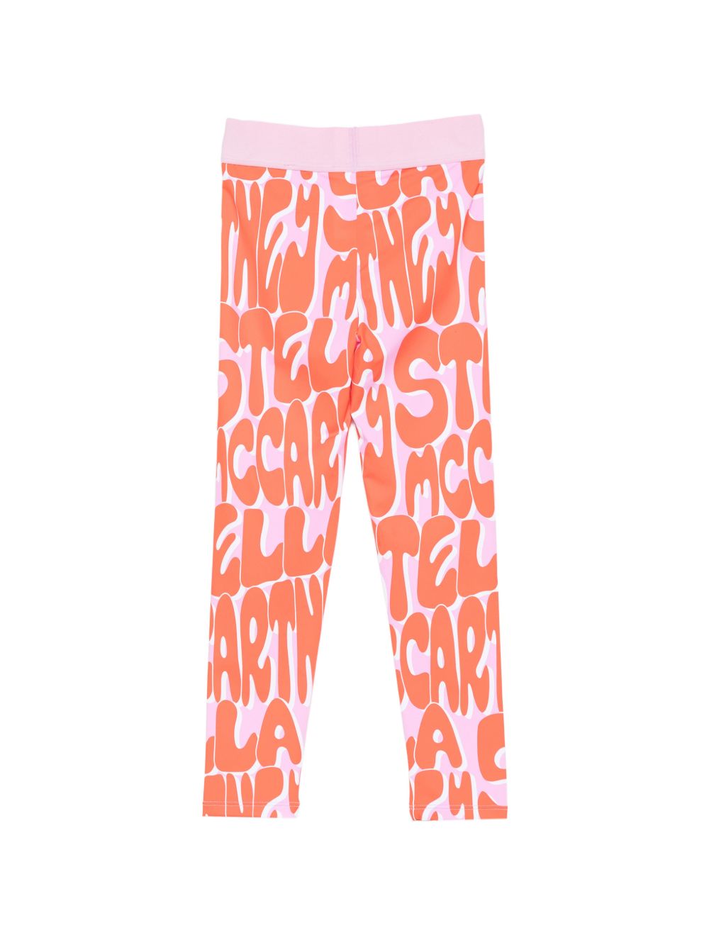 Leggings per bambina Stella McCartney Kids multicolore con logo all-over TZ6E70 Z4189 50GMC STELLA McCARTNEY KIDS