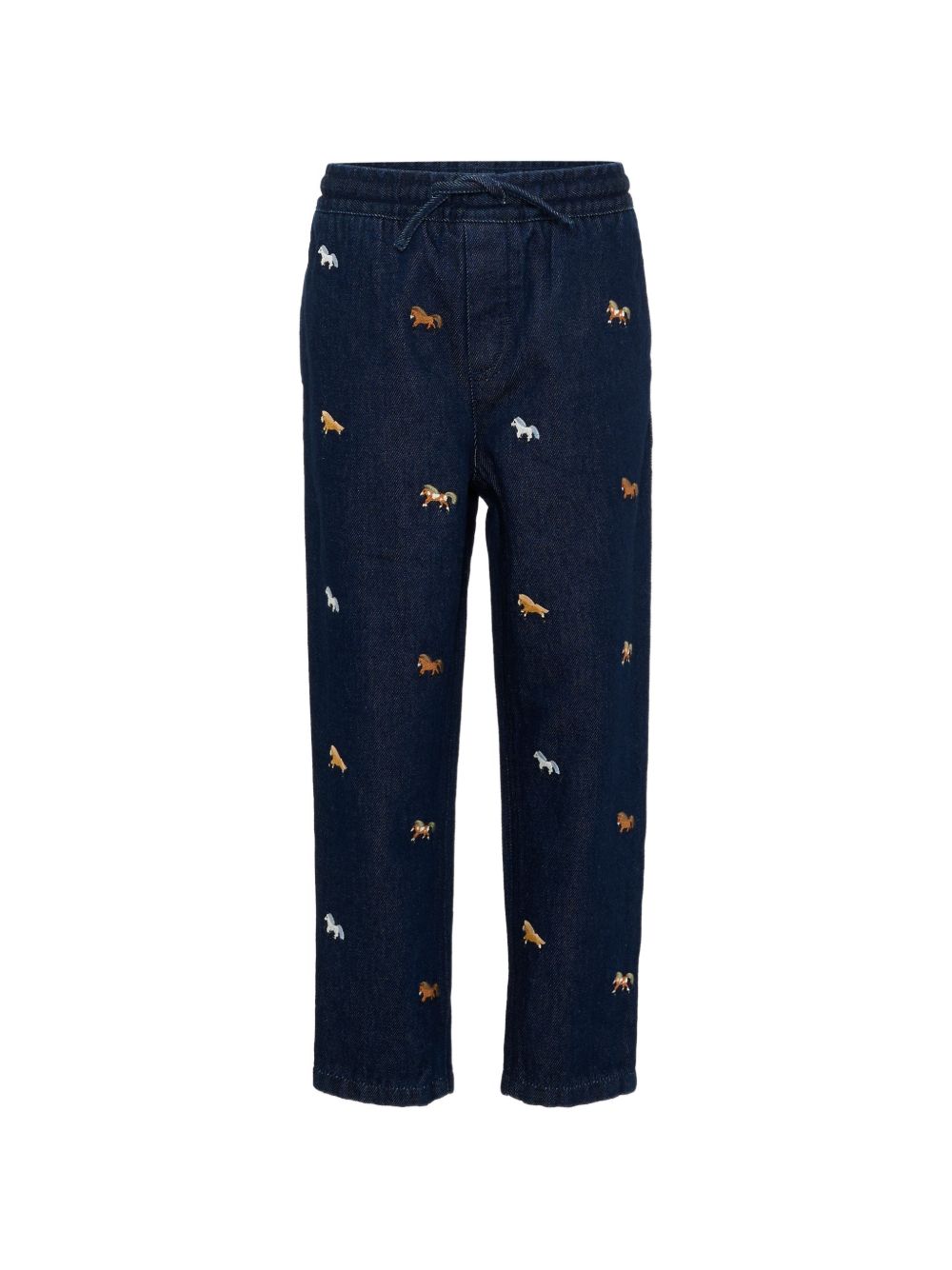 Jeans dritti per bambino Stella McCartney Kids in denim con coulisse TZ6I10 Z4062 620EM STELLA McCARTNEY KIDS