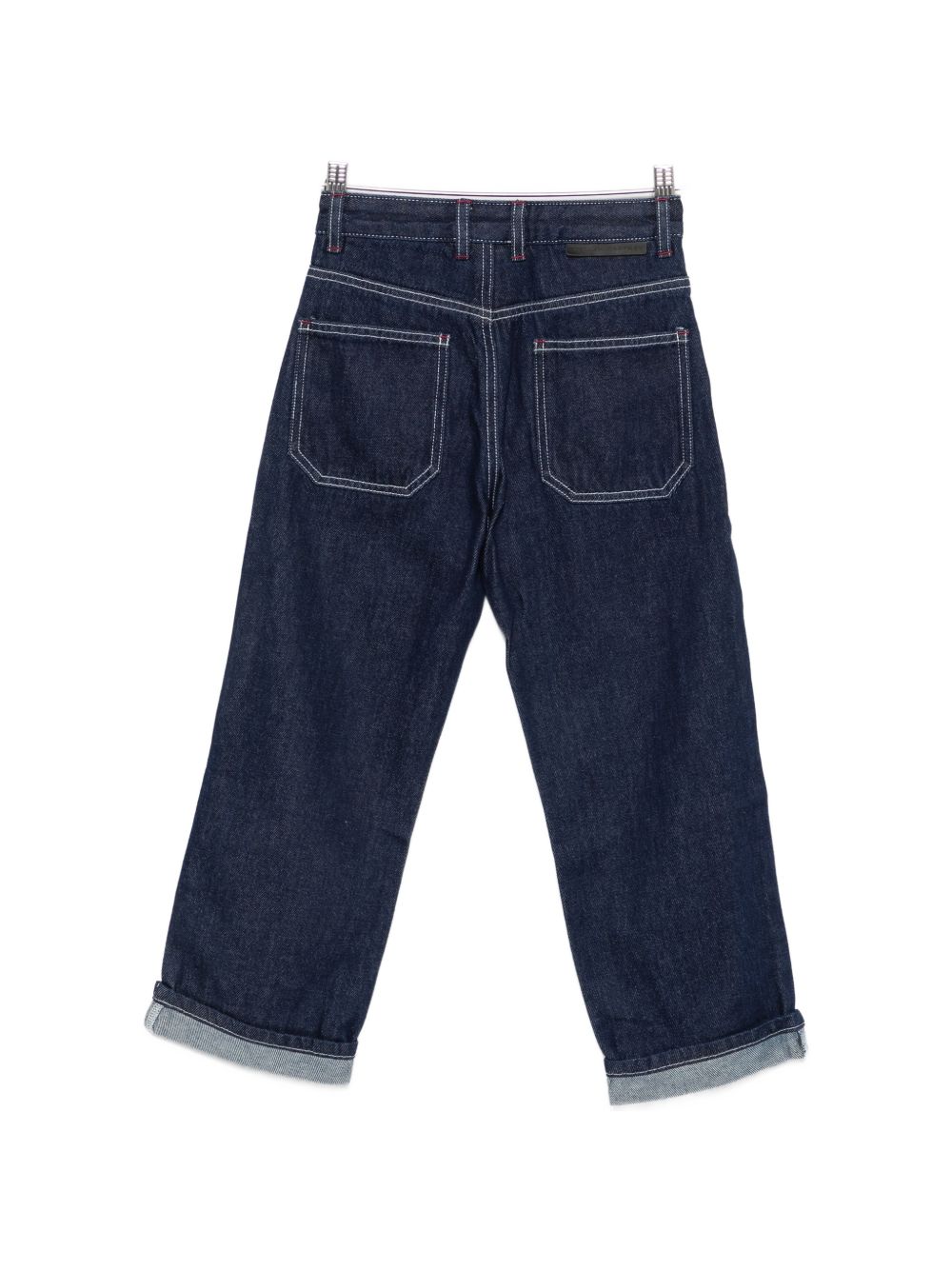 Pantaloni per bambino Stella McCartney Kids in denim con cuciture a contrasto TZ6I30 Z0746 630 STELLA McCARTNEY KIDS