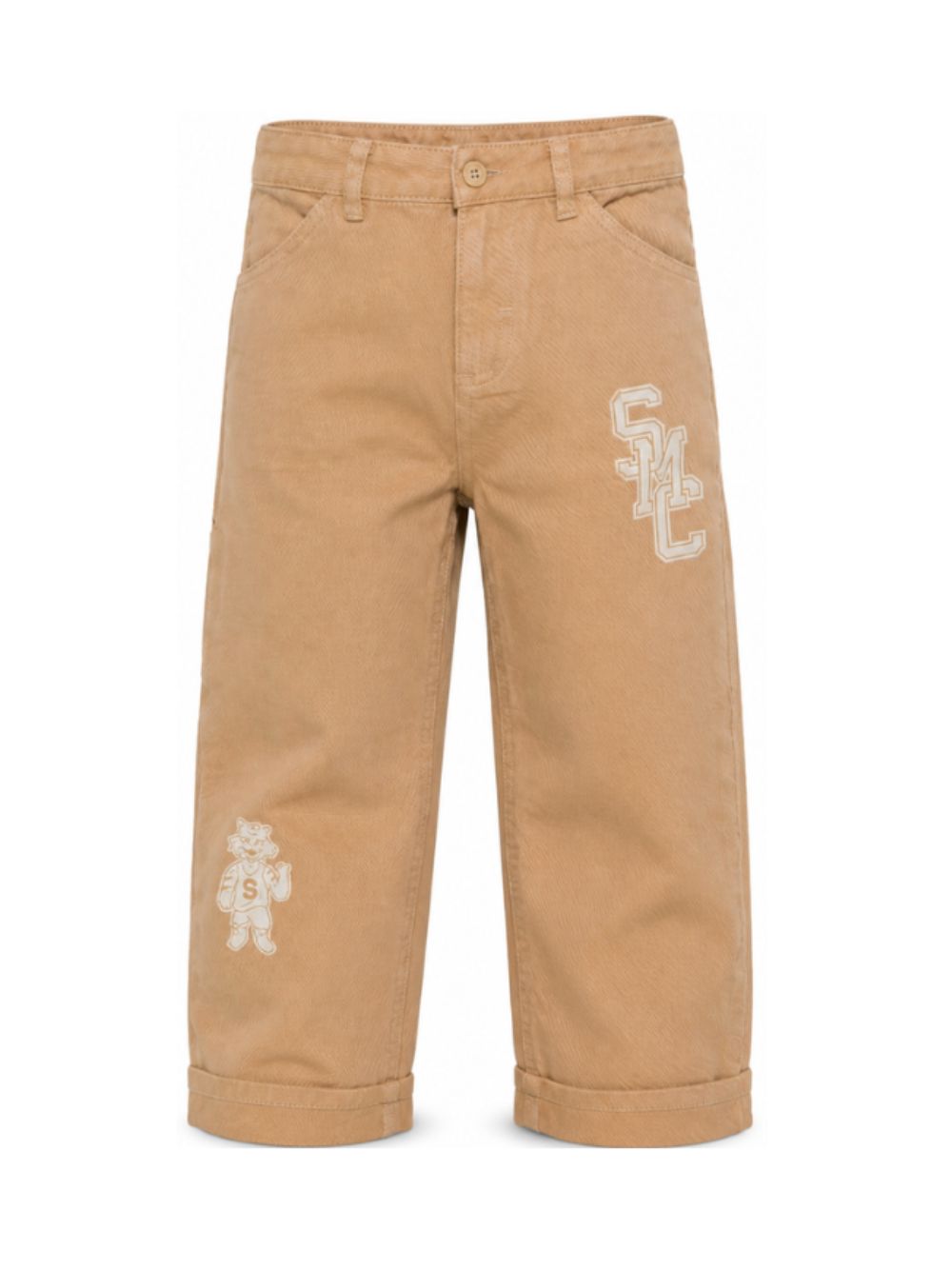 Pantaloni per bambino Stella McCartney Kids beige con stampa logo TZ6I40 Z2661 132 STELLA McCARTNEY KIDS