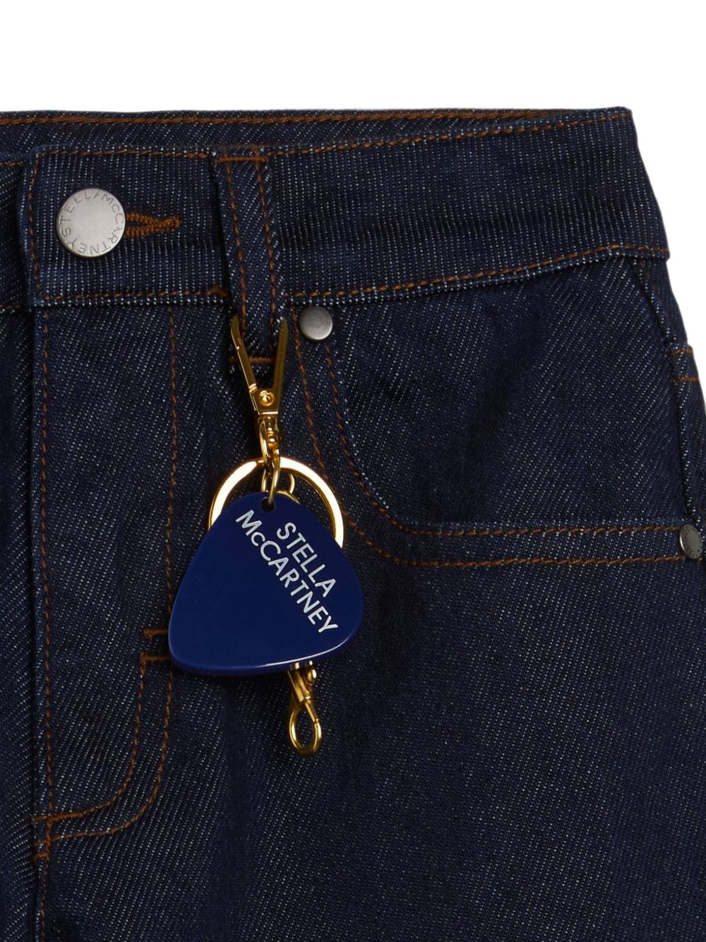Jeans per bambino Stella McCartney Kids in denim con portachiavi TZ6M10 Z0746 630 STELLA McCARTNEY KIDS
