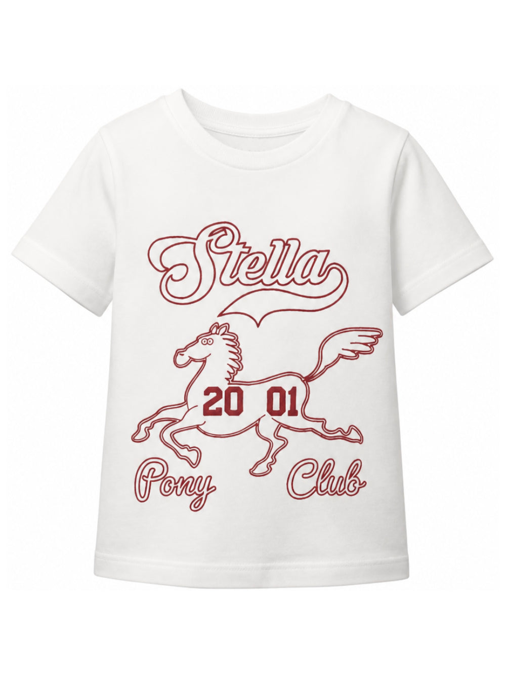 T-shirt per bambino Stella McCartney Kids bianca con logo sul davanti TZ8A91 Z3931 101 STELLA McCARTNEY KIDS