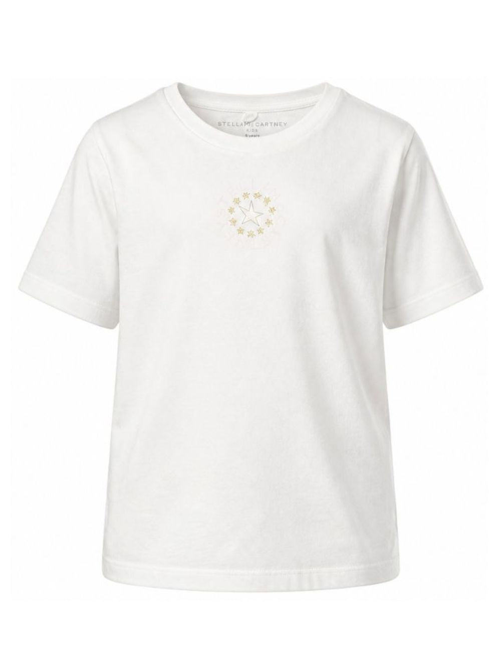 T-shirt per bambina Stella McCartney Kids bianca con stampa grafica TZ8D11 Z3931 101 STELLA McCARTNEY KIDS