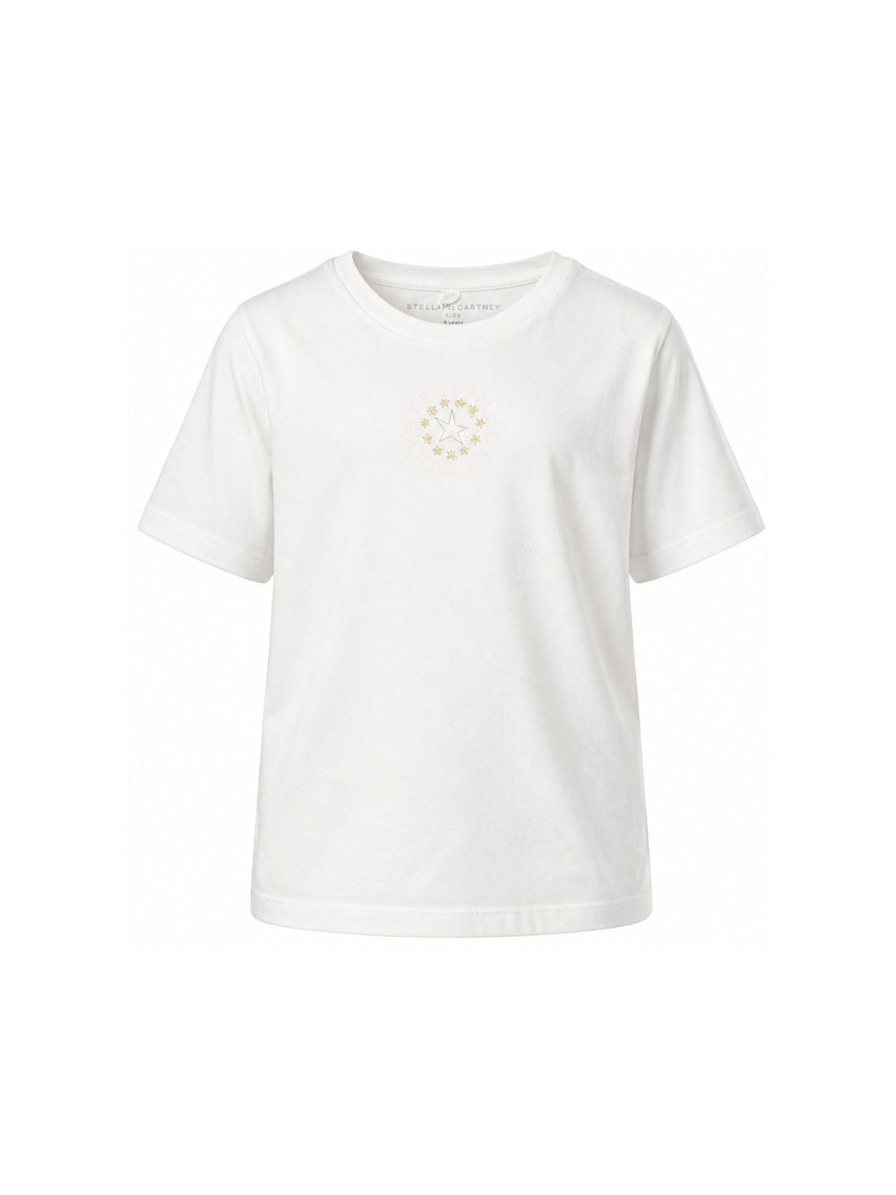 T-shirt per bambina Stella McCartney Kids bianca con stampa grafica TZ8D11 Z3931 101 STELLA McCARTNEY KIDS