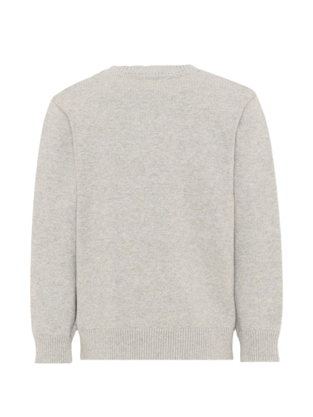 Maglione per bambino Stella McCartney Kids grigio con ricamo frontale TZ9H00 Z2922 100 STELLA McCARTNEY KIDS