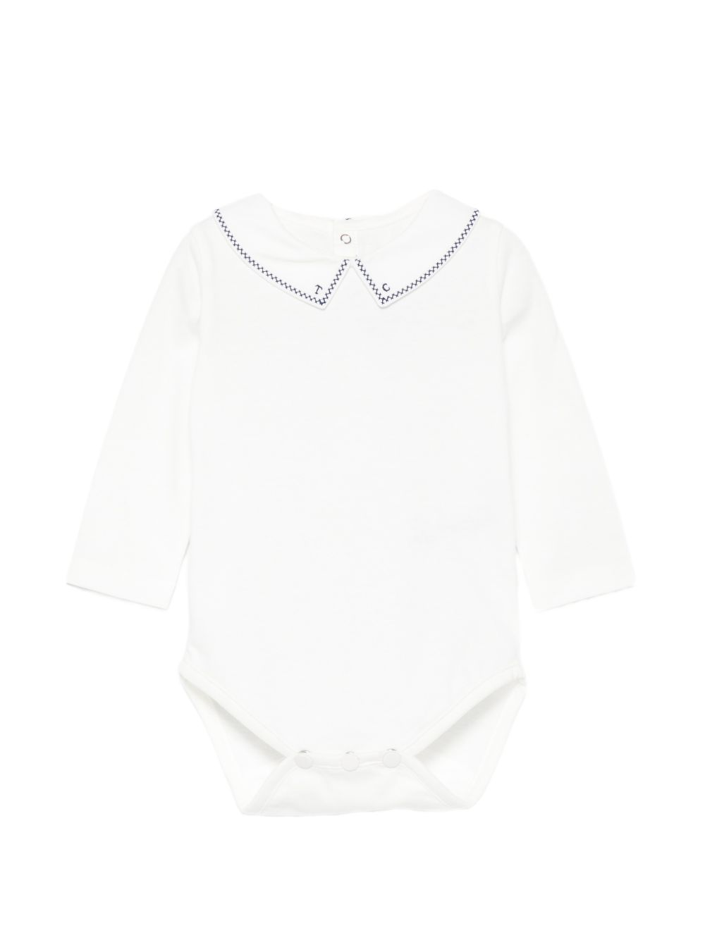 Tutina per neonato Tartine & Chocolat bianca con colletto ricamato CD11011 13 TArtine & Chocolat KIDS