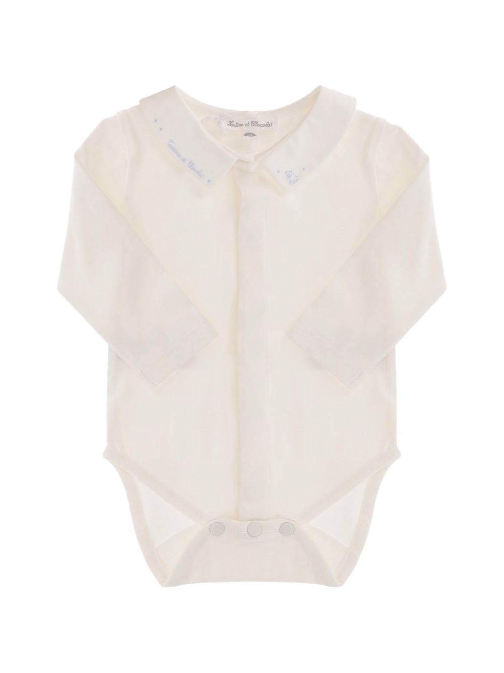 Tutina per neonato Tartine & Chocolat bianca con colletto ricamato CD11030 13 TArtine & Chocolat KIDS