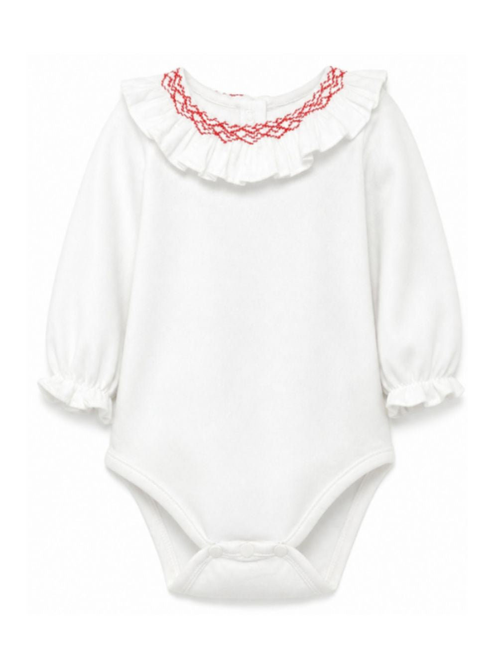 Tutina per neonata Tartine & Chocolat bianca con colletto ricamato CD11071 13 TArtine & Chocolat KIDS