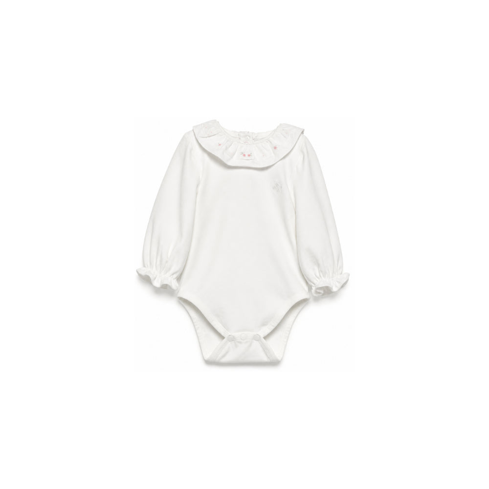 Tutina per neonata Tartine & Chocolat bianca con colletto ricamato CD11081 30 TArtine & Chocolat KIDS