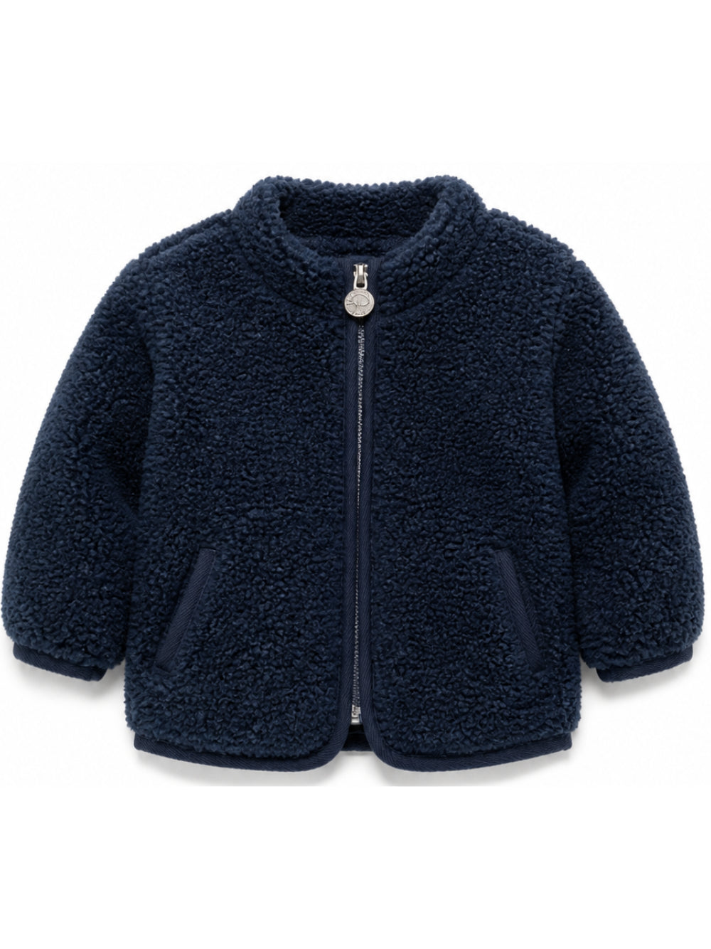 Giacca per neonato Tartine Et Chocolat blu in pile con zip CD17001 04 TArtine & Chocolat KIDS