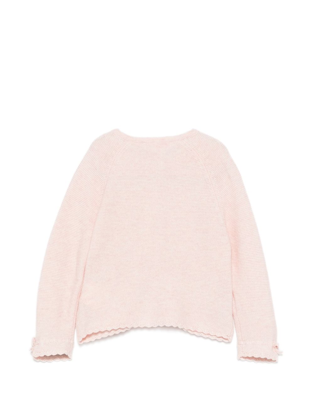 Cardigan per neonata Tartine Et Chocolat rosa con orlo a smerlo CD18000 30 TArtine & Chocolat KIDS