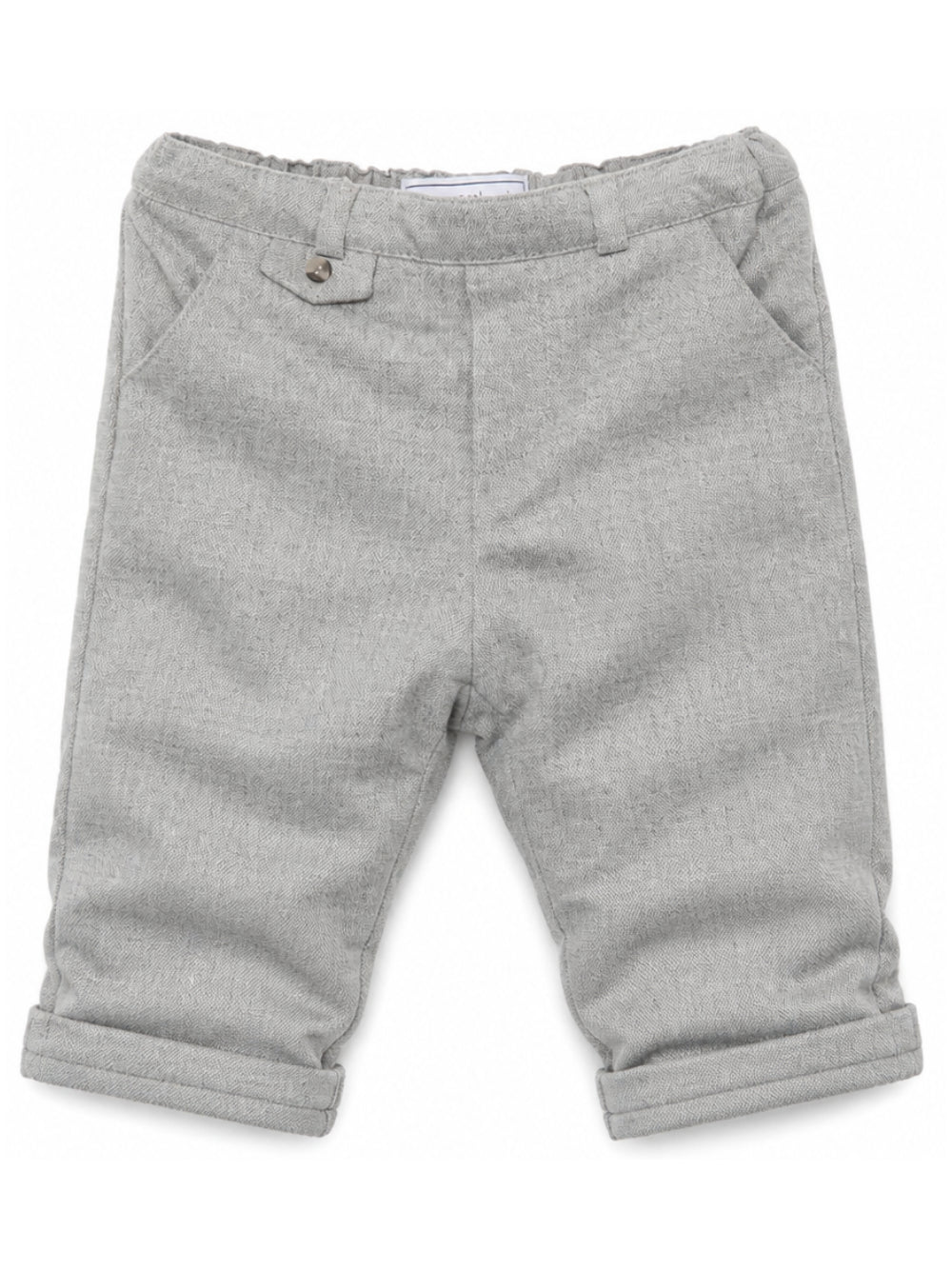 Pantaloni per neonato Tartine Et Chocolat grigio con bottoni CD22011 22 TArtine & Chocolat KIDS