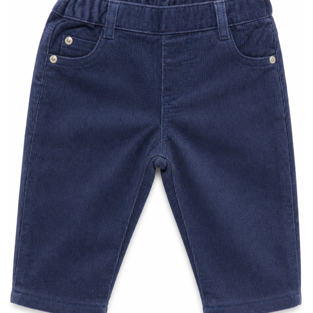 Pantaloni per neonato Tartine Et Chocolat blu a coste CD22031 46 TArtine & Chocolat KIDS