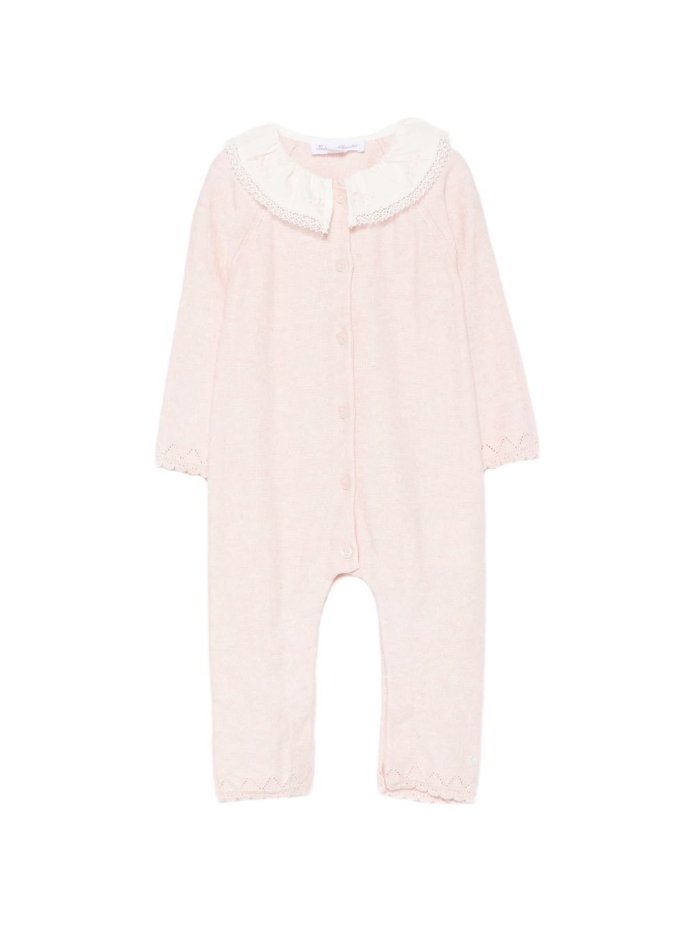 Tutina per neonata Tartine Et Chocolat rosa con colletto in pizzo CD32050 30 TArtine & Chocolat KIDS