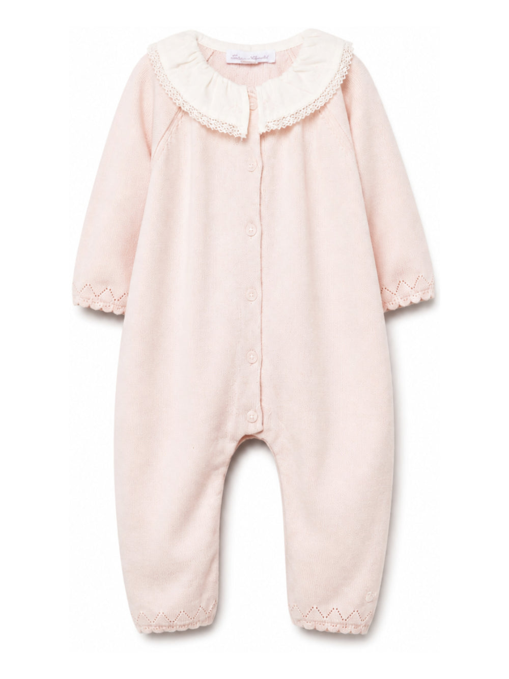 Tutina per neonata Tartine Et Chocolat rosa con colletto in pizzo CD32050 30 TArtine & Chocolat KIDS