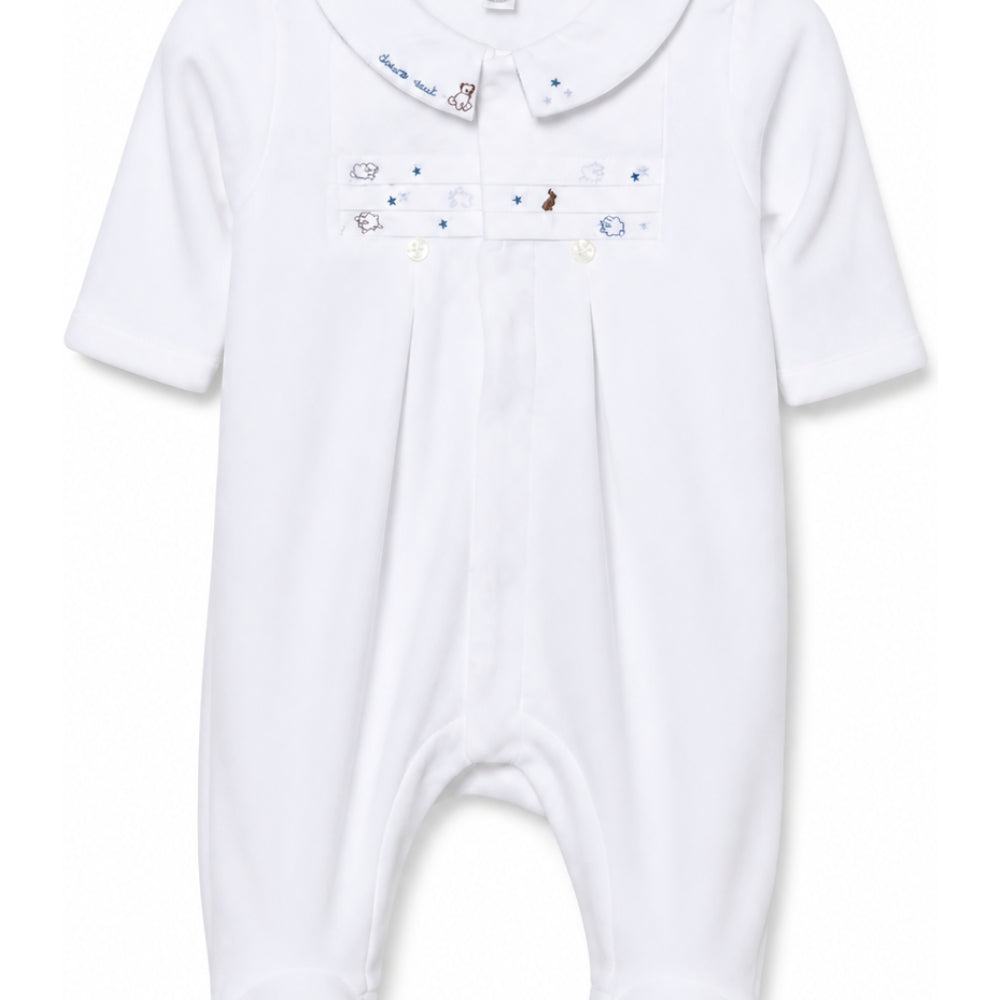 Tutina per neonati Tartine Et Chocolat Kids bianca con dettagli ricamati CD54140 01 TArtine & Chocolat KIDS