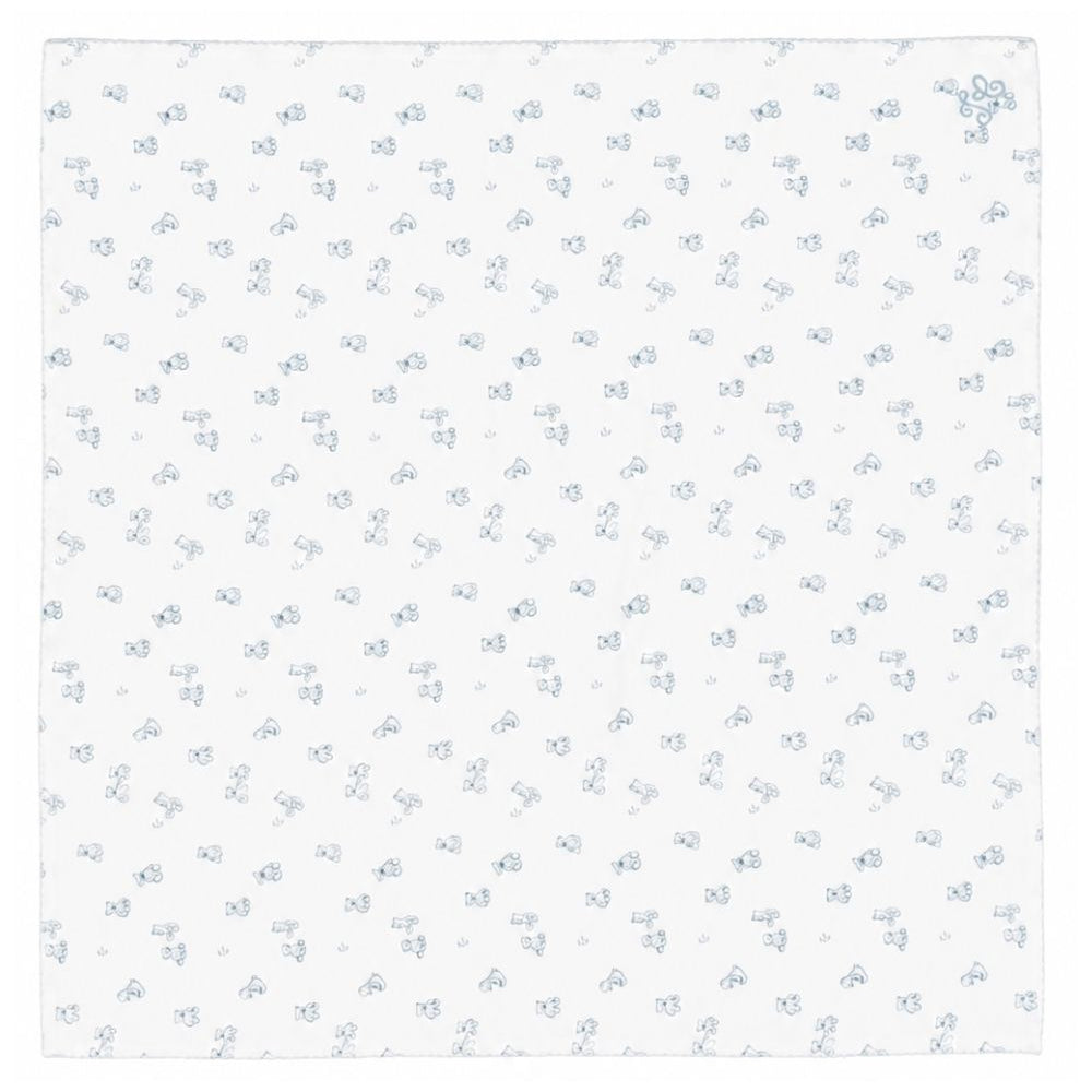 Coperta per neonati Tartine Et Chocolat Kids bianca con stampa orsetti all-over CD79010 13 TArtine & Chocolat KIDS