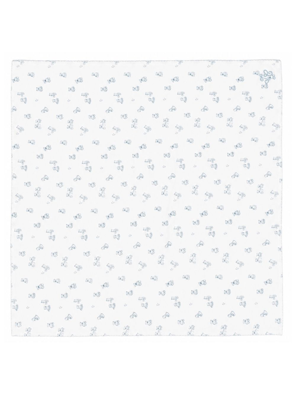 Coperta per neonati Tartine Et Chocolat Kids bianca con stampa orsetti all-over CD79010 13 TArtine & Chocolat KIDS