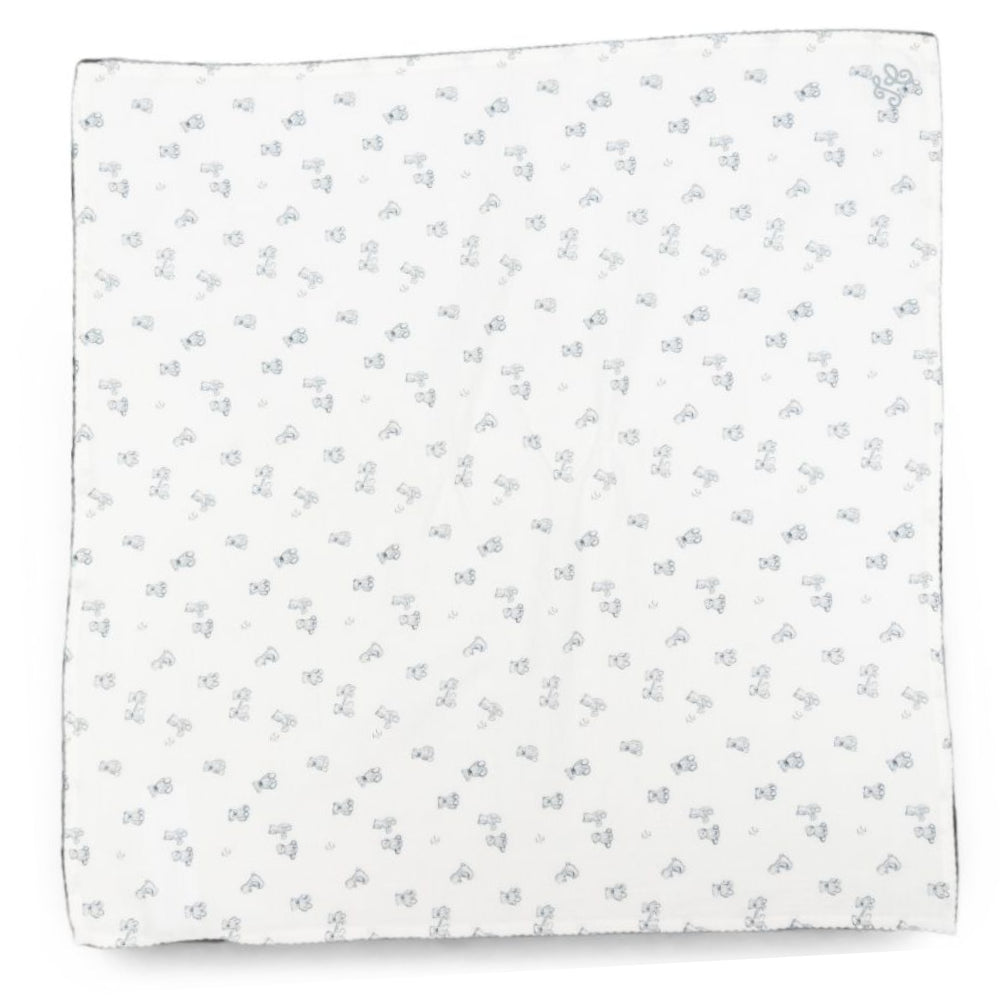 Coperta per neonati Tartine Et Chocolat Kids bianca con stampa orsetti all-over CD79010 13 TArtine & Chocolat KIDS