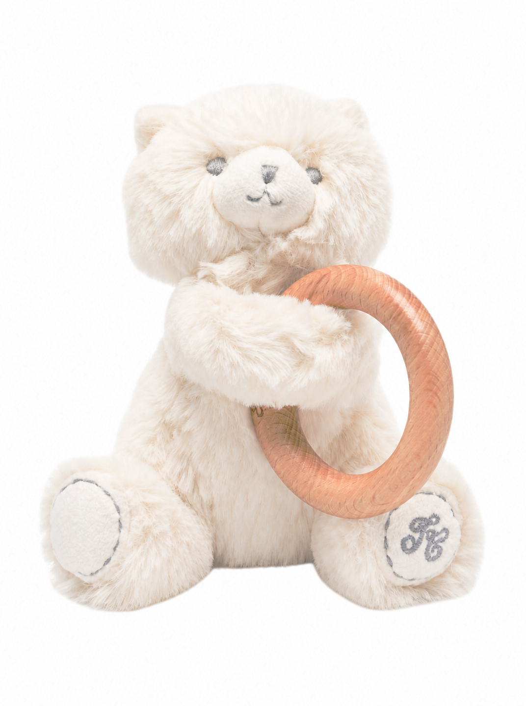 Peluche per neonati Tartine Et Chocolat Kids bianco a forma di orso T30681H 11 TArtine & Chocolat KIDS