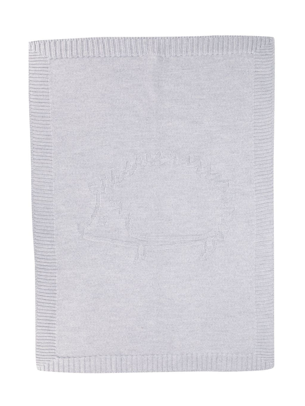 Coperta per neonati Tartine Et Chocolat Kids grigia con design a coste T60006F 21 TArtine & Chocolat KIDS
