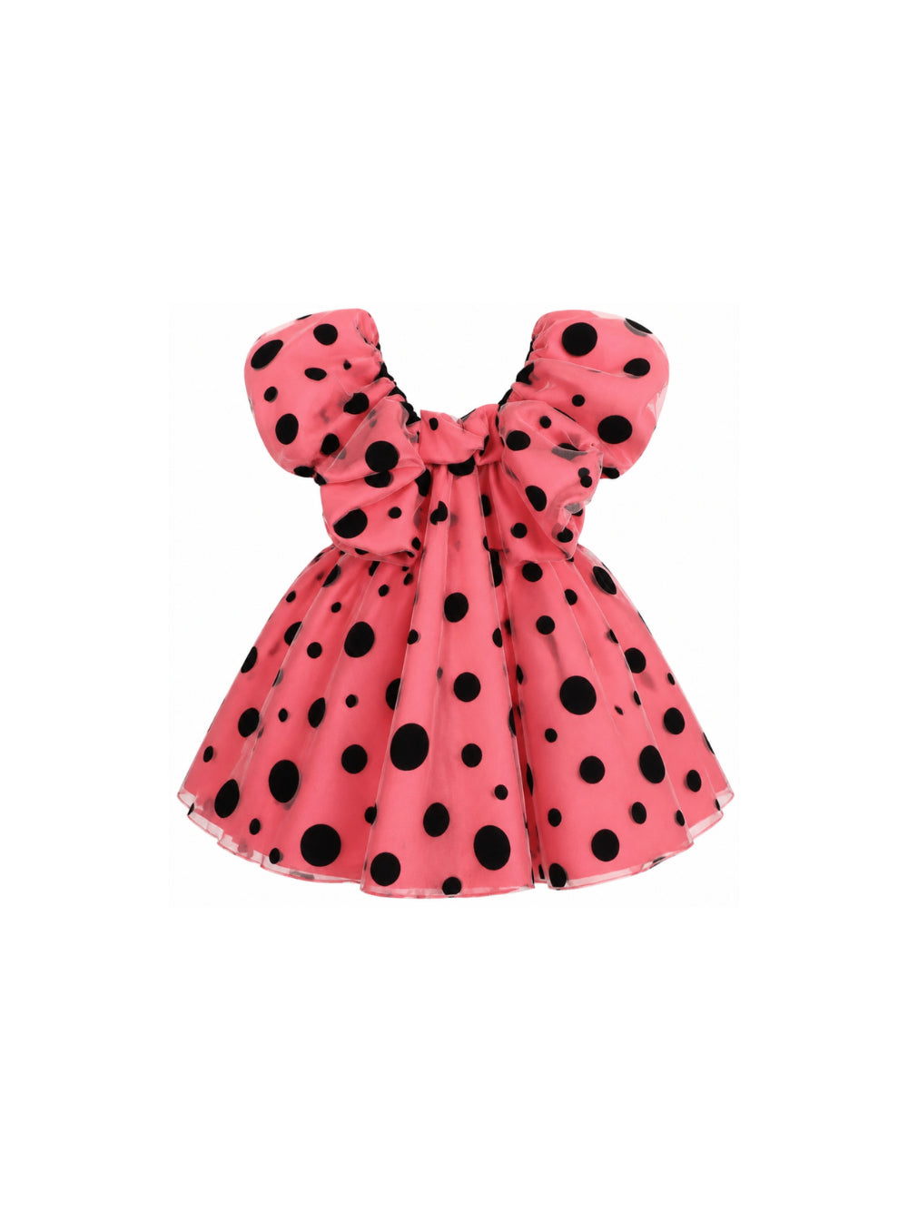 Abito per bambina The Marc Jacobs Kids rosa con motivo a pois W60980 98A THE MARC JACOBS KIDS