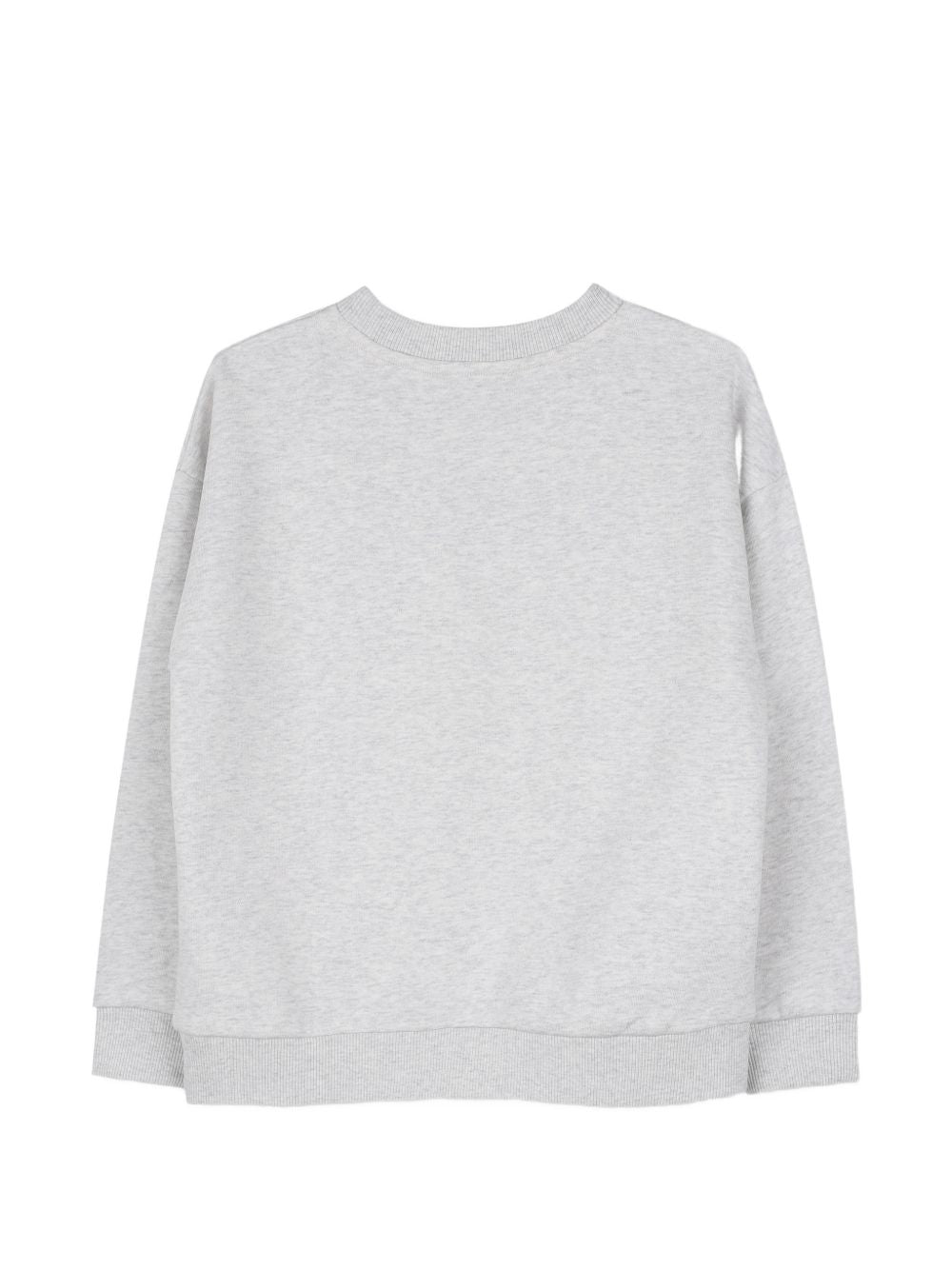 Felpa per bambina The Marc Jacobs Kids grigia con applicazione fiore in rilievo W61009 A18 THE MARC JACOBS KIDS