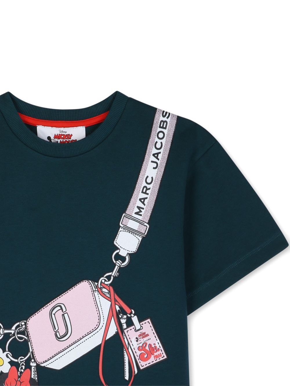Abito per bambina The Marc Jacobs Kids x Disney verde con stampa Snapshot W61018 668 THE MARC JACOBS KIDS
