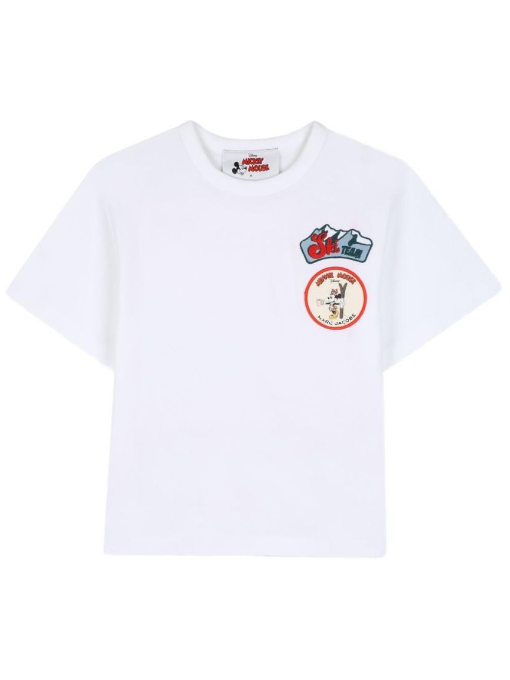 T-shirt per bambina The Marc Jacobs Kids x Disney bianca con stampa grafica Minnie W61023 10P THE MARC JACOBS KIDS