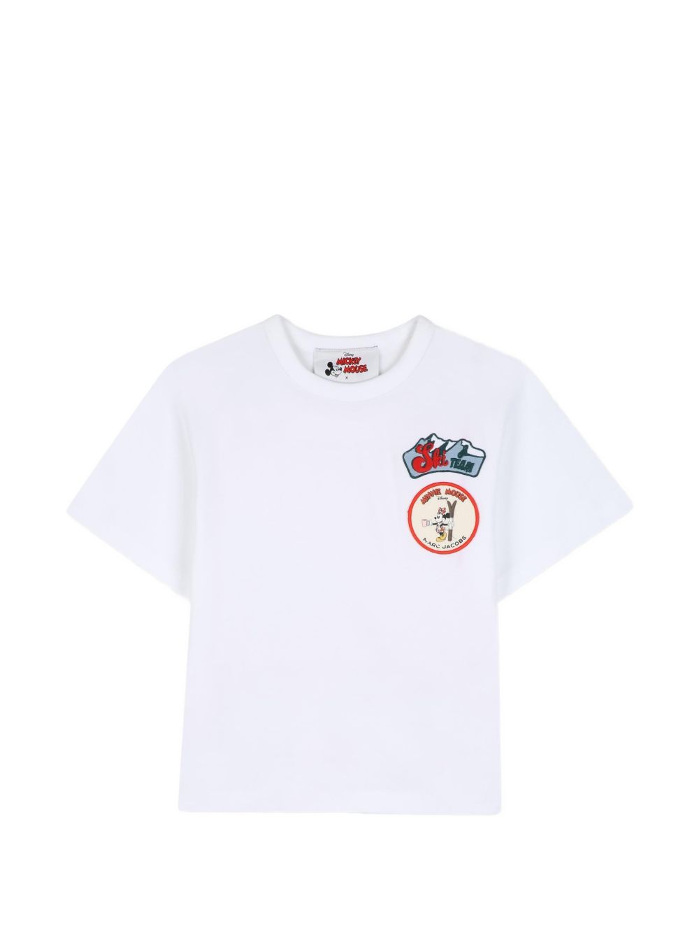 T-shirt per bambina The Marc Jacobs Kids x Disney bianca con stampa grafica Minnie W61023 10P THE MARC JACOBS KIDS