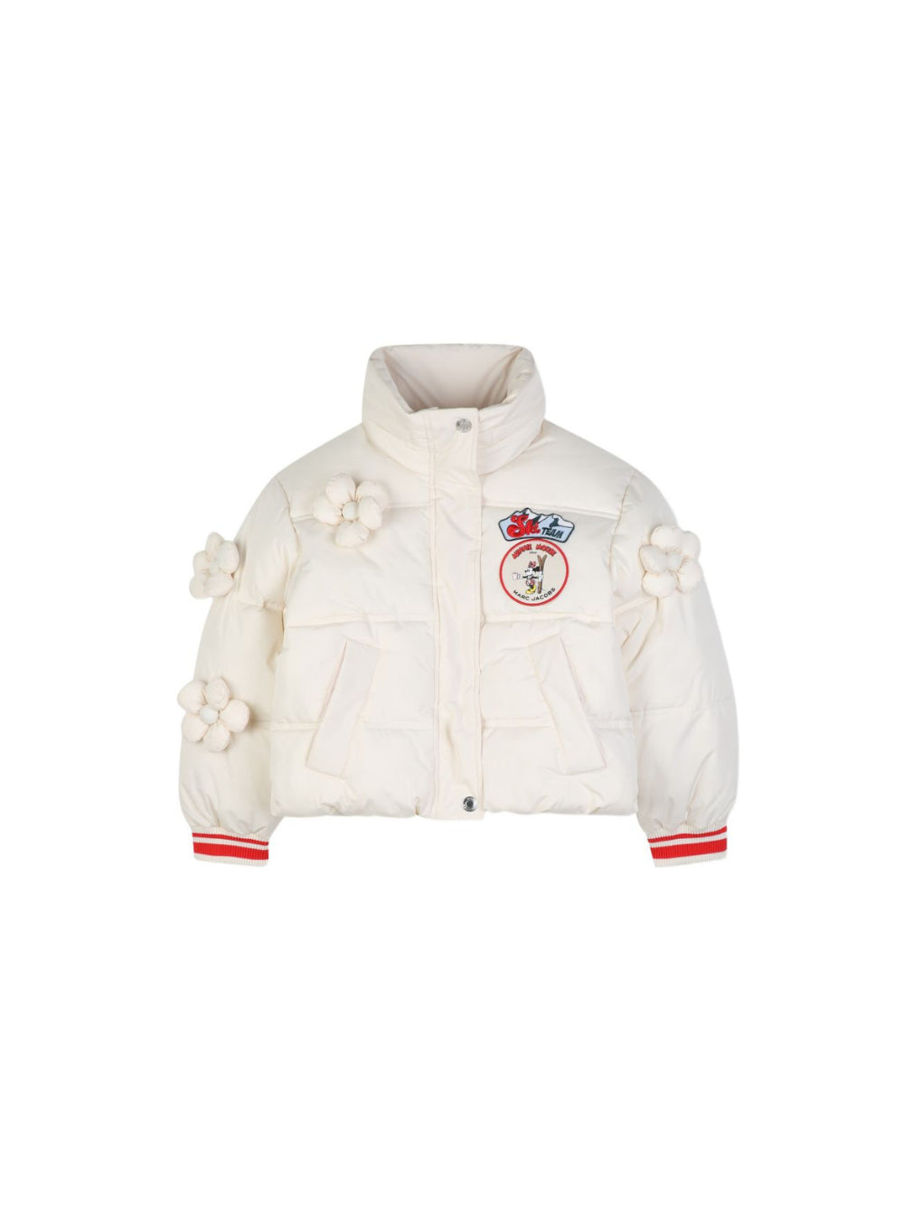 Giubbino per bambina The Marc Jacobs Kids x Disney bianco con stampa Minni Mouse W61024 148 THE MARC JACOBS KIDS