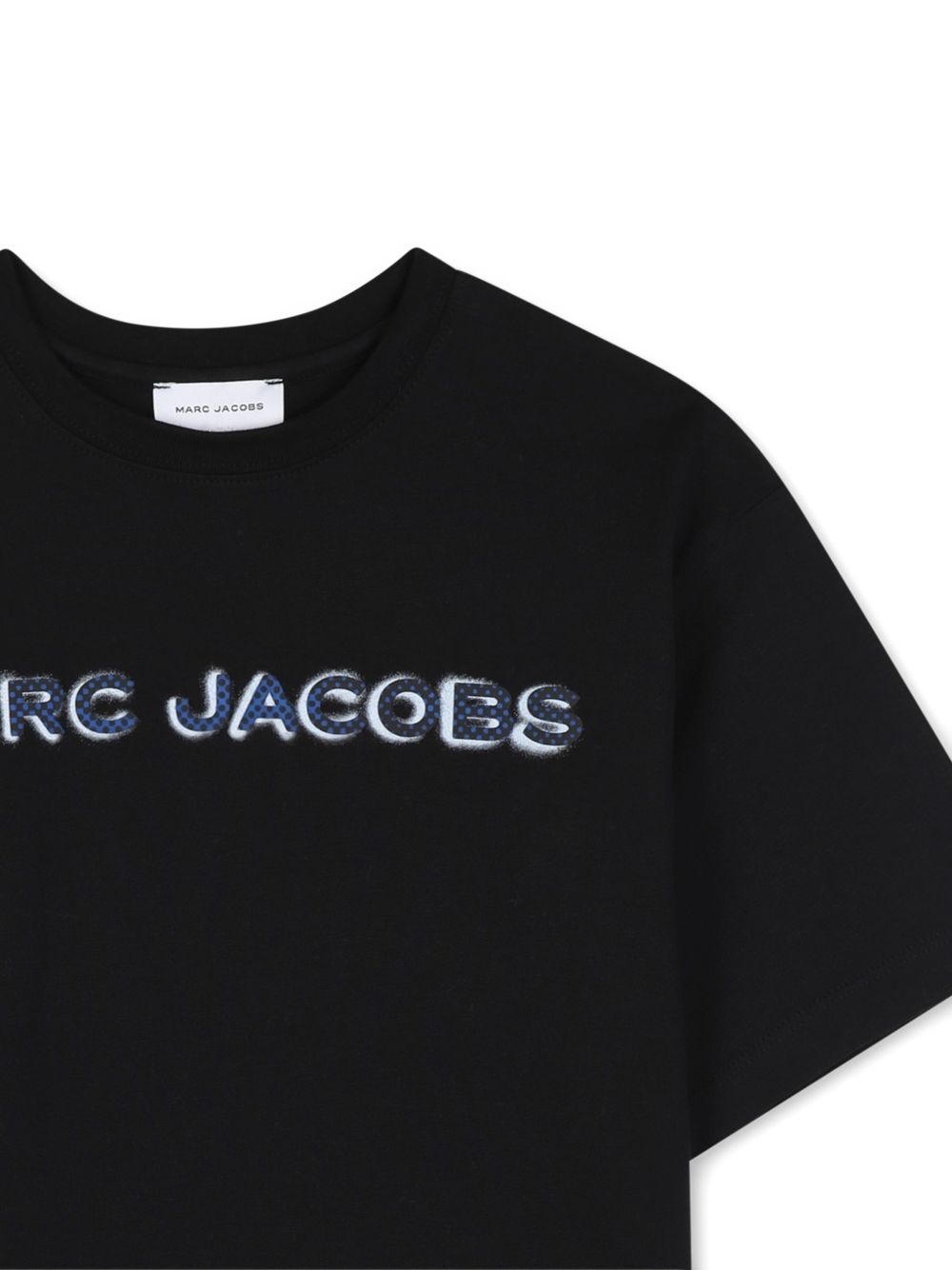 T-shirt per bambini The Marc Jacobs Kids nera con stampa logo W61025 09B THE MARC JACOBS KIDS