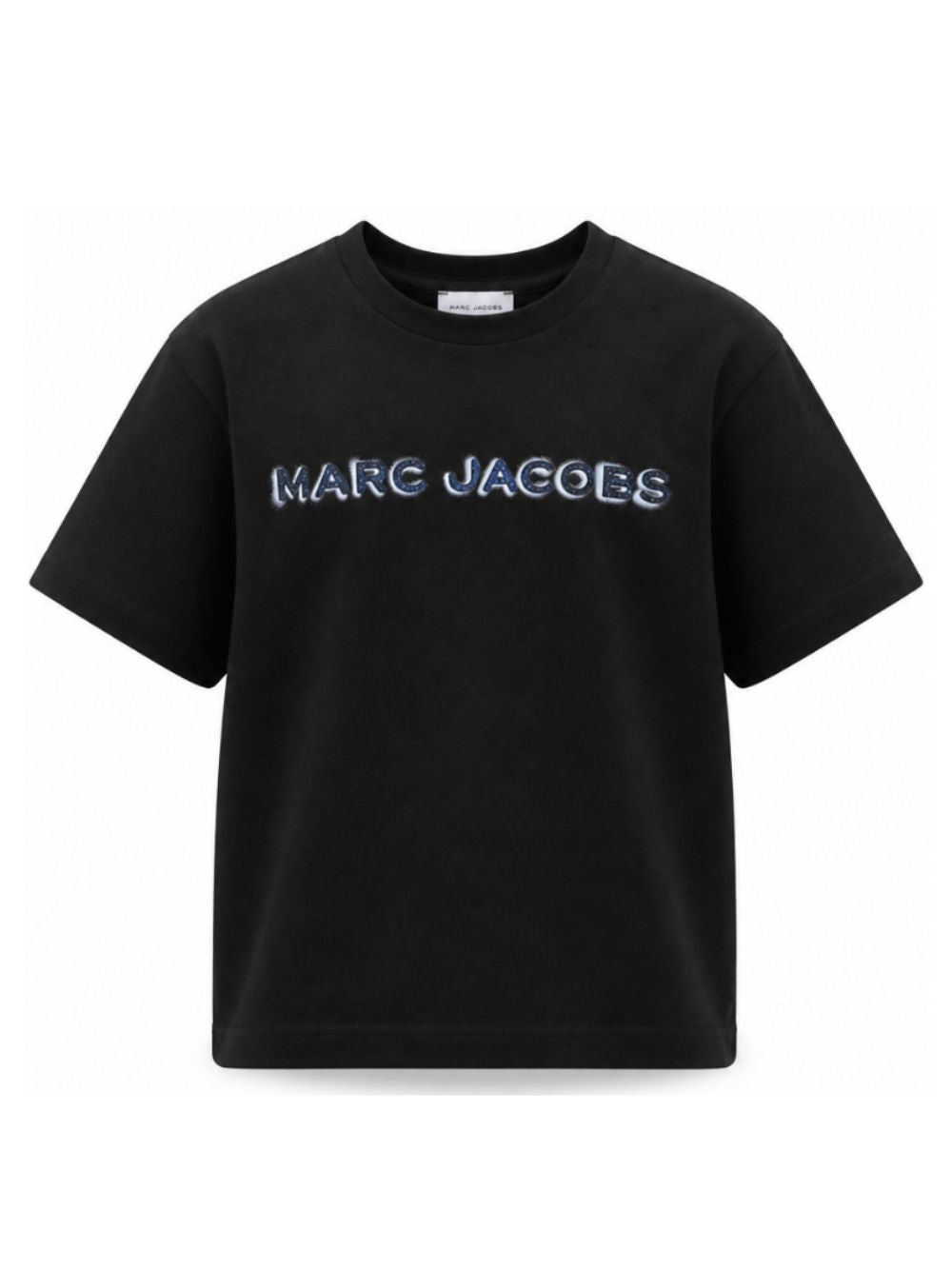 T-shirt per bambini The Marc Jacobs Kids nera con stampa logo W61025 09B THE MARC JACOBS KIDS