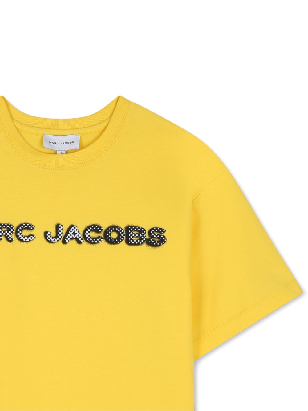 T-shirt per bambini The Marc Jacobs Kids gialla con stampa logo W61025 526 THE MARC JACOBS KIDS