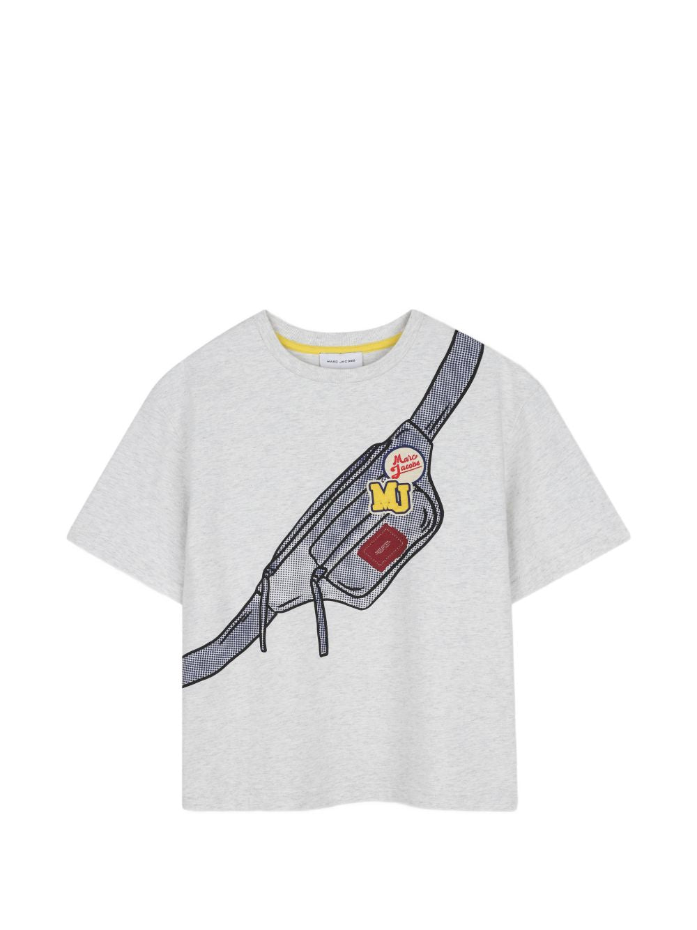 T-shirt per bambino The Marc Jacobs Kids grigia con stampa grafica sul davanti W61033 A18 THE MARC JACOBS KIDS