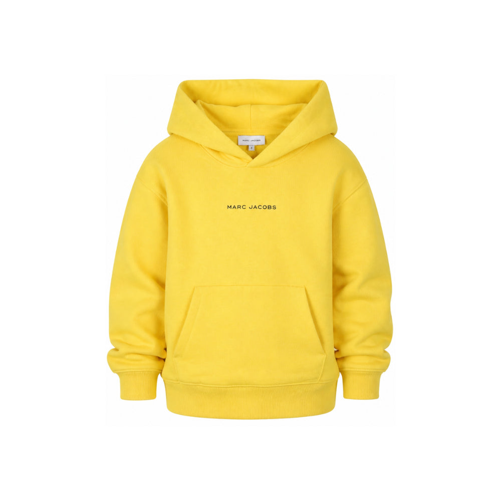 Felpa per bambino The Marc Jacobs Kids gialla con logo sul davanti W61037 526 THE MARC JACOBS KIDS