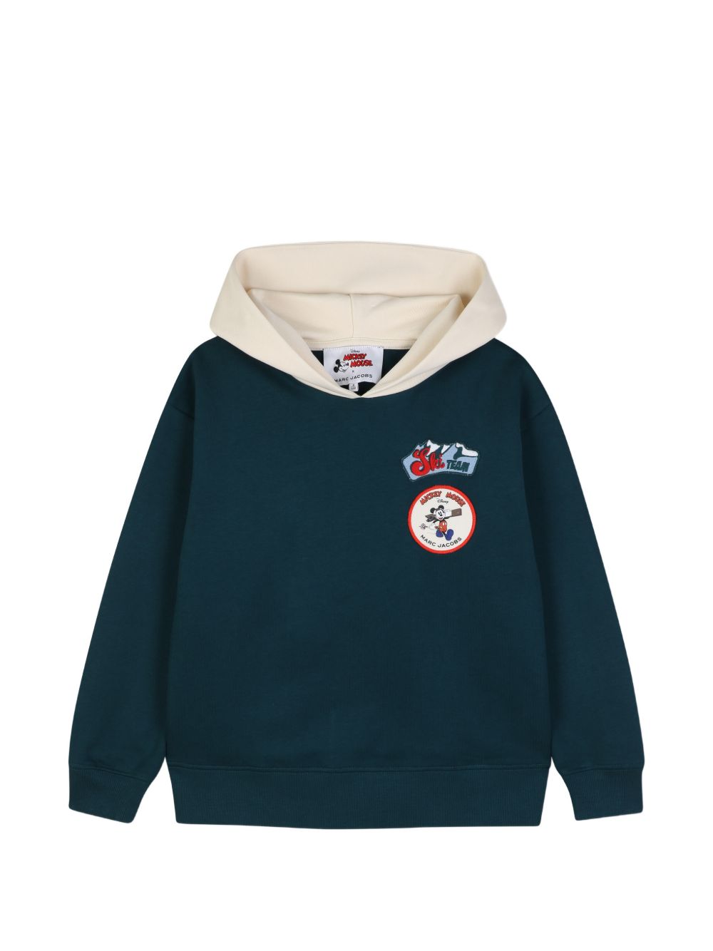 Felpa per bambino The Marc Jacobs Kids x Disney verde con applicazione Mickey Mouse W61064 668 THE MARC JACOBS KIDS